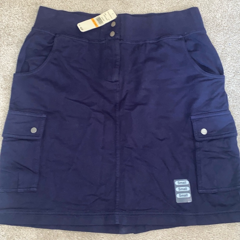 Blue cotton skirt
